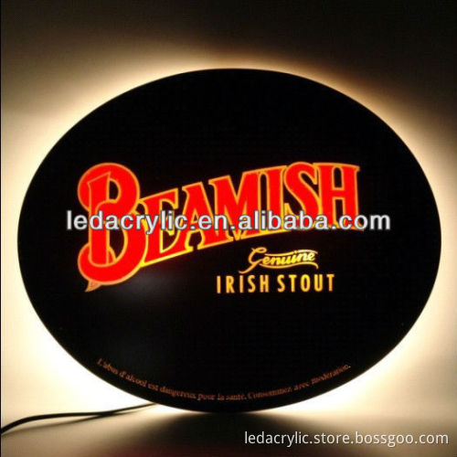 BEAMISH IRISH STOUT LIGHTED BEER PROMOTIONAL SIGN